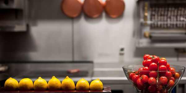 Tomaten und Zitronen im The Monarch Hotel